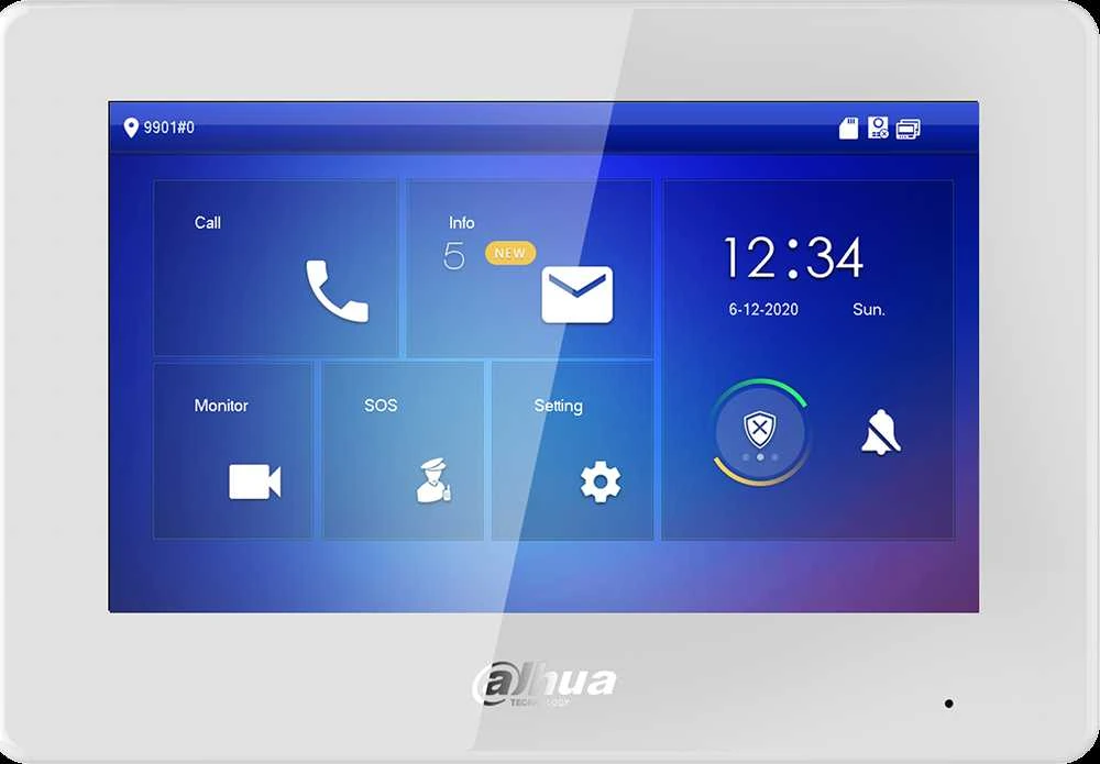 PATALPŲ VIDAUS SKYDELIS VTH5422HW-W IP / Wi-Fi / 2-Wire DAHUA