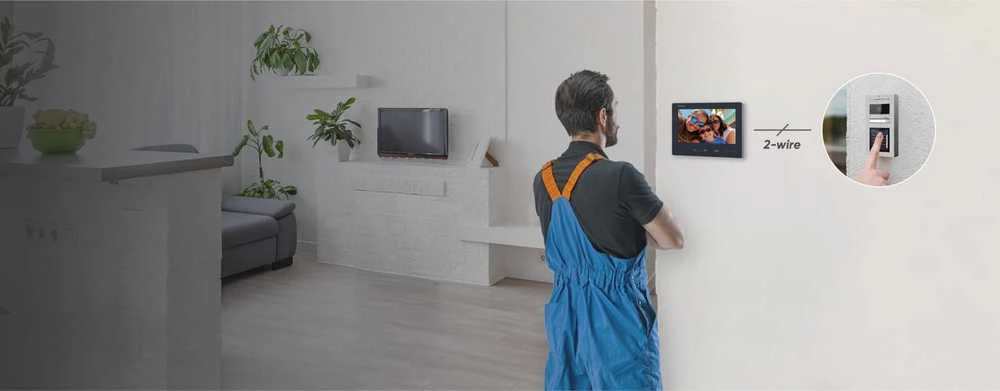 PATALPŲ VIDAUS SKYDELIS DS-KH7300EY-WTE2/Baltas Hikvision