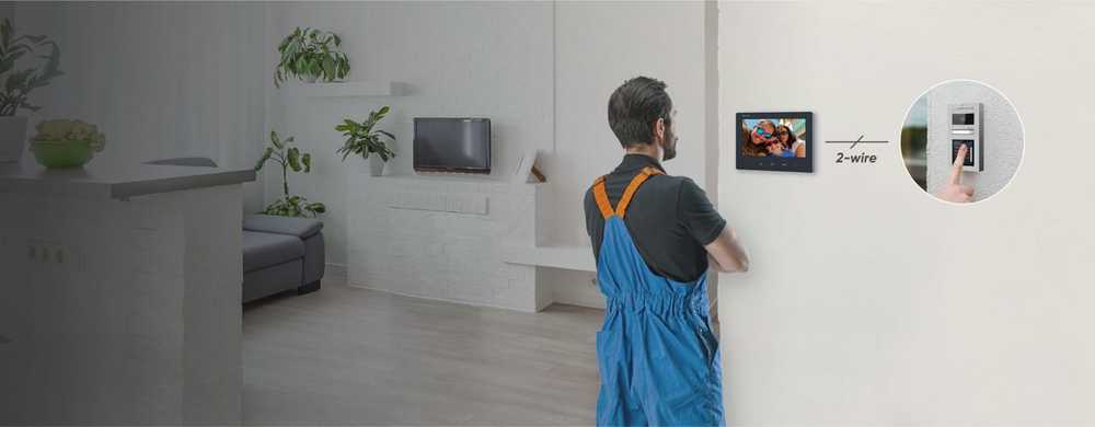 SP domofono monitorius Hikvision DS-KH7300EY-WTE2