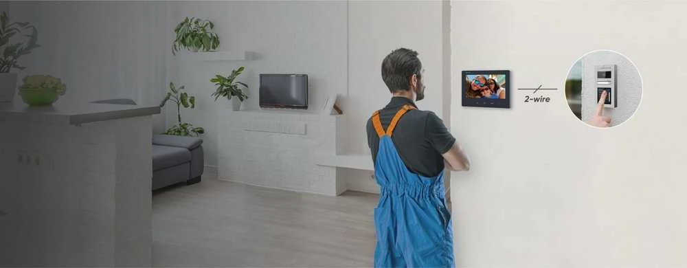 PATALPŲ VIDAUS SKYDELIS DS-KH7300EY-WTE2/Baltas Hikvision