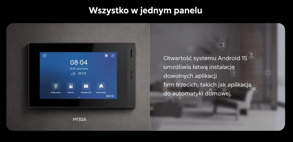 Vaizdo domofono monitorius KENIK KG-M110A