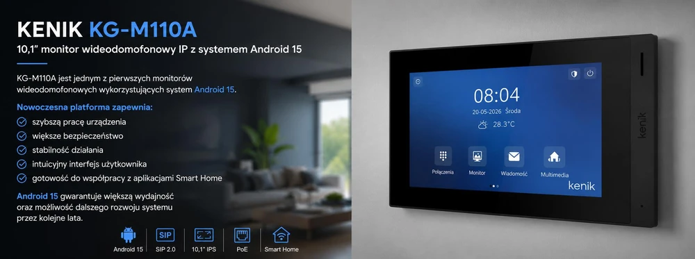 Vaizdo domofono monitorius KENIK KG-M110A