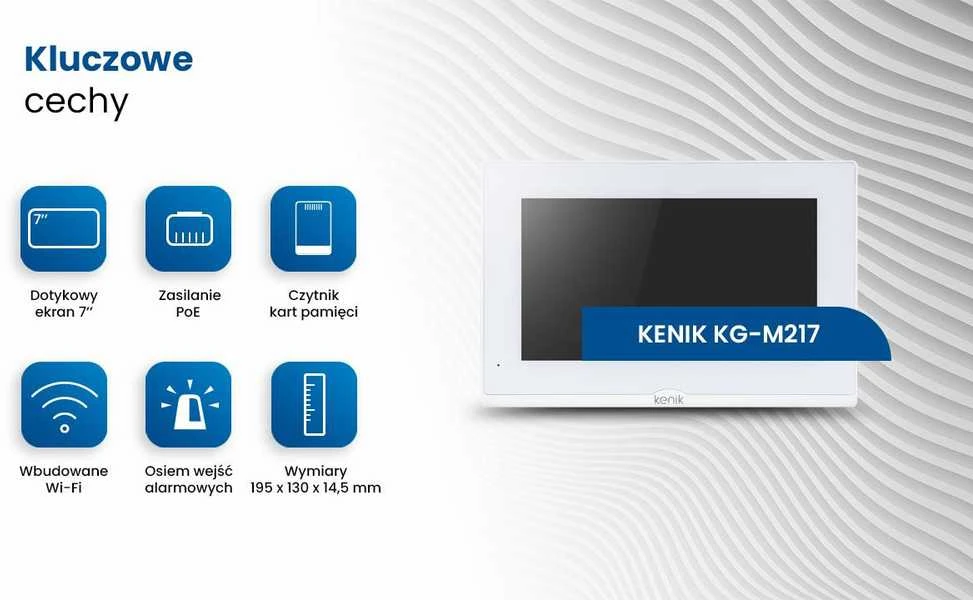 Vaizdo domofono monitorius KENIK KG-M317W