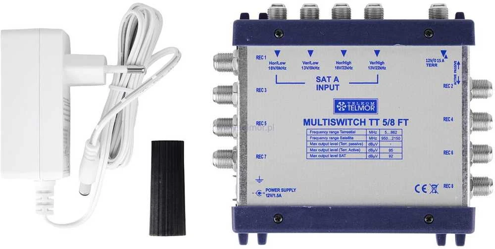 Multiswitch TT 5/8 Telmor – galutinis