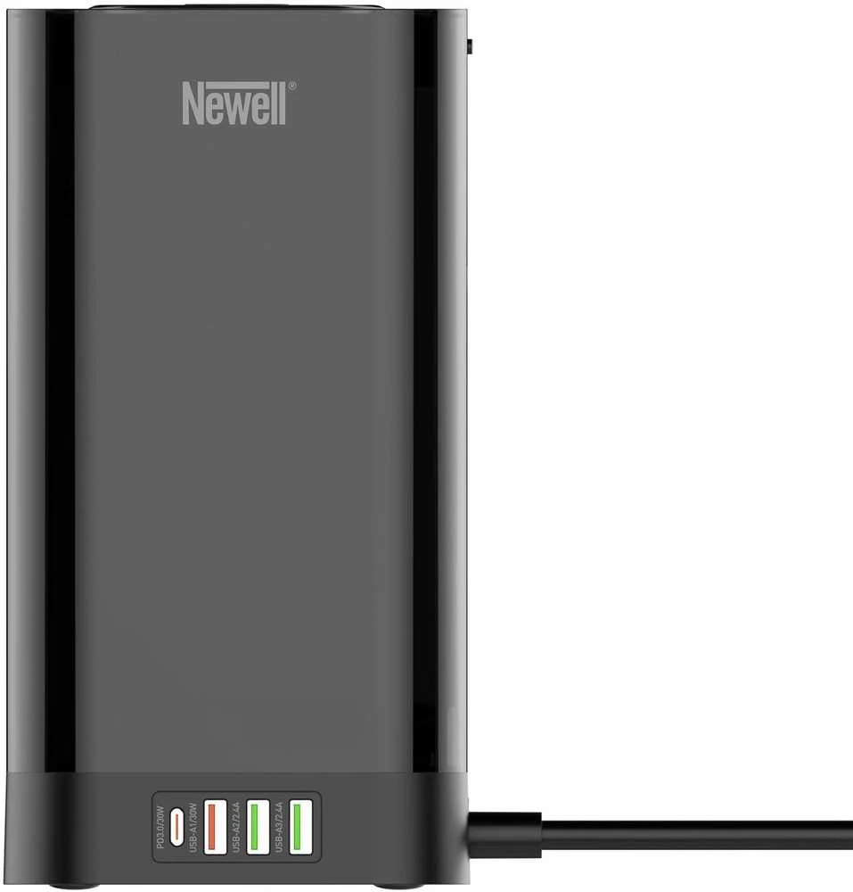 Maitinimo Stotis - Newell GaN Power Cube 8-in-1 su 15W Belaidžiu Įkrovikliu