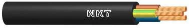Nkt Spoka Akcyjna Elektronis kabelis H03VV-F OMY 2x1mm2 300V NKT balta 100m