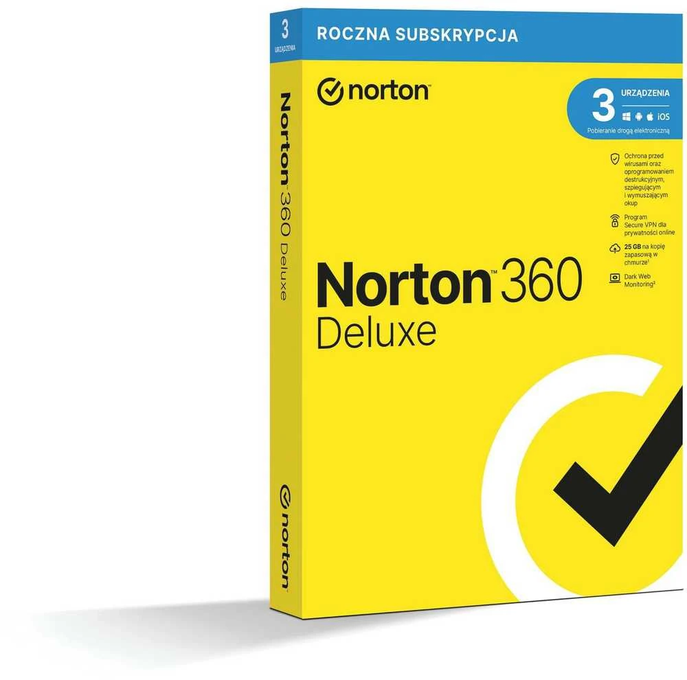 „Symantec NortonLifeLock Norton 360 Deluxe“ 1 metai