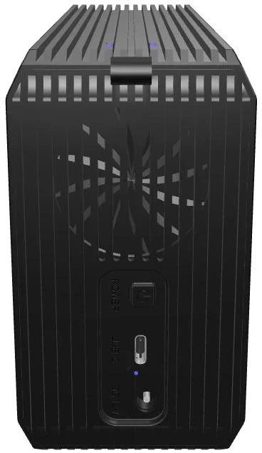 Icy Box „Raidsonic“ | Dviejų skyrių RAID sistema, HDD/SSD USB 3.2 (2 karta) su ventiliatoriumi | IB-RD3720-CU3