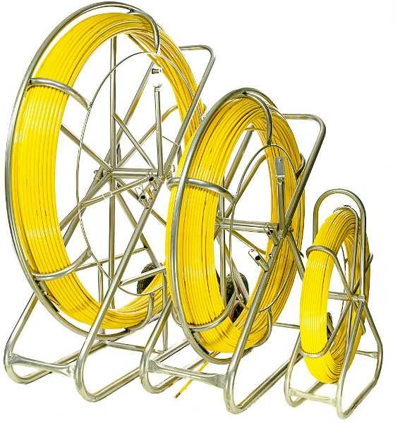 Extralink Oem STIKLO PLUOŠAS KABELIUI TRAUKTI 8mm / 150m (NUOTOLINIS / PLIENAS) PE + STOVAS