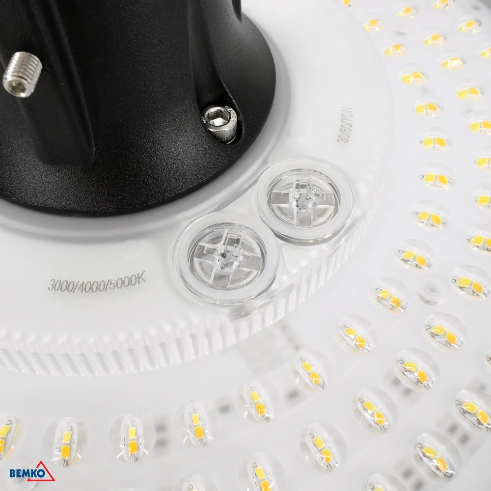 Bemko 30/50/70W LED parko šviestuvas GARDENIA, juodas, 3000/4000/5000K, IP66