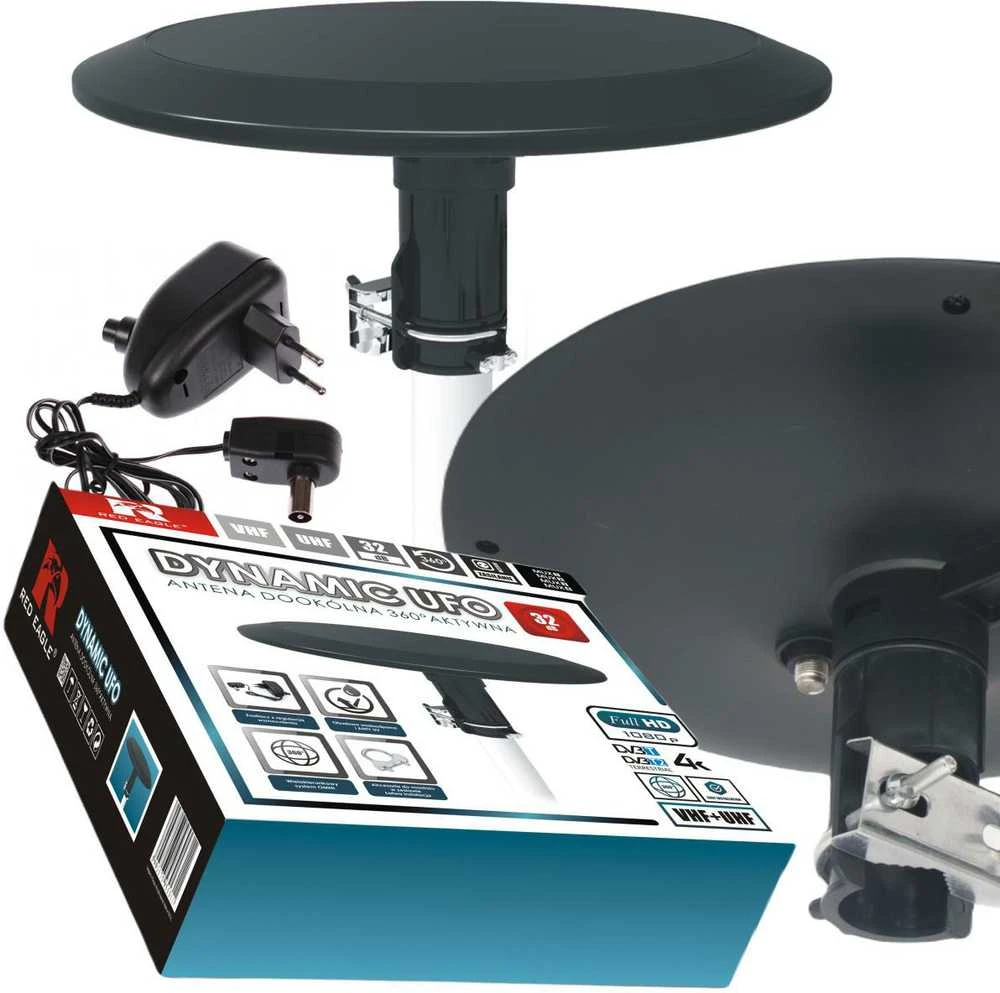 Opticum DVB-T Dynamic UFO-360 juoda
