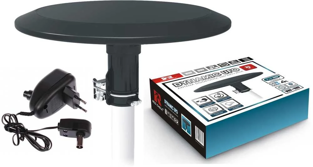 Opticum DVB-T Dynamic UFO-360 juoda