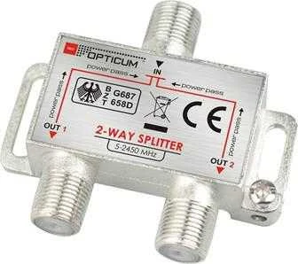 „Opticum“ skirstytuvas 1-2 DVB-T SAT 2x1