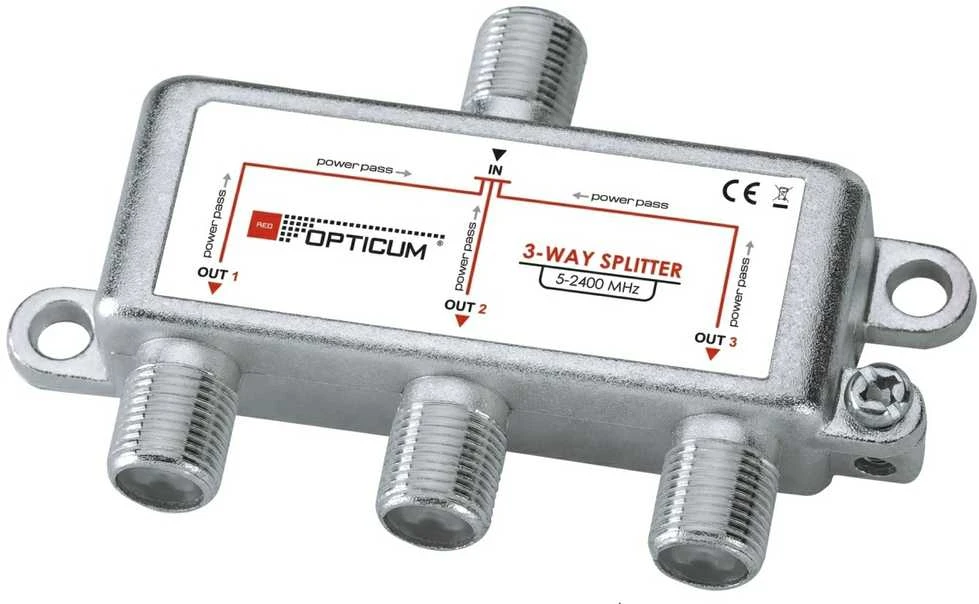 Opticum 1-3 DVB-T SAT skirstytuvas 3x1