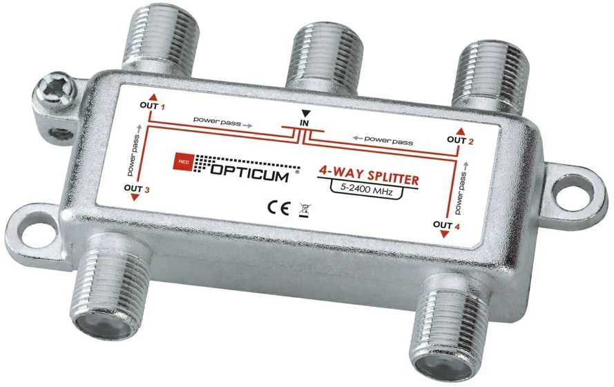 Opticum 1-4 DVB-T SAT skirstytuvas 4x1