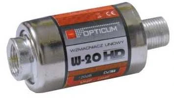 77-190# Oem OPTICUM AX W-20 stiprintuvas 20dB 5V-12V