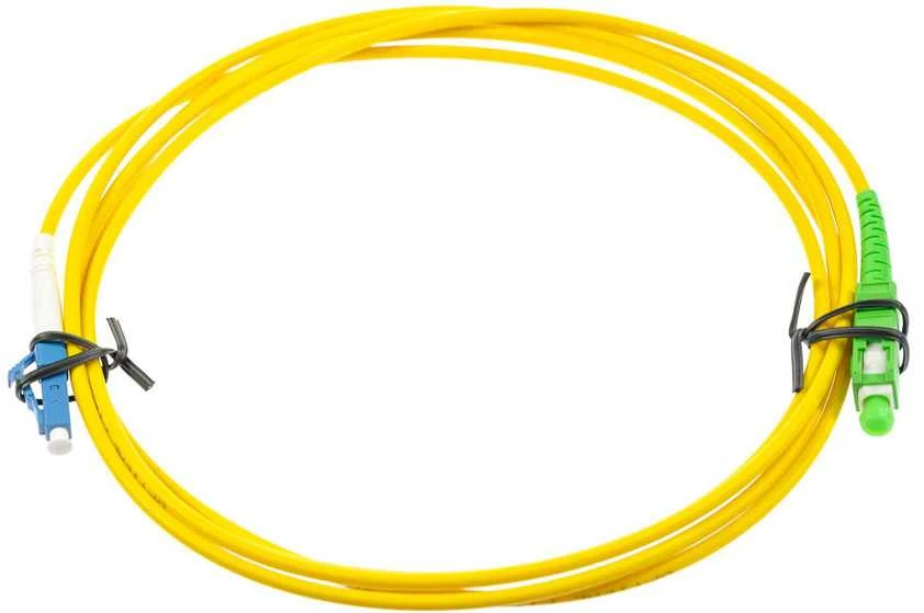 Extralink SC/APC-LC/UPC | Jednomodowy, Simplex, G657A, 3mm, 2m