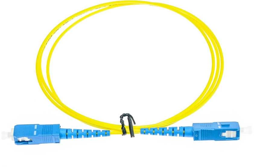 Extralink Optinis laidas SC/UPC–SC/UPC SM (1m, simplex, OS1/OS2, G657A1, 9/125µm, LSZH)