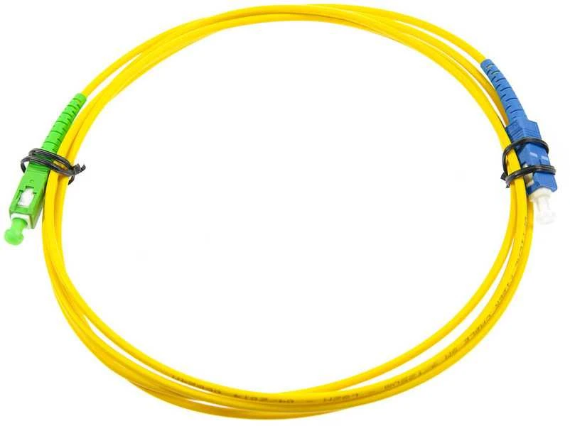 Extralink Patchcord SC / APC-SC / UPC Vienmode Simplex kabelis
