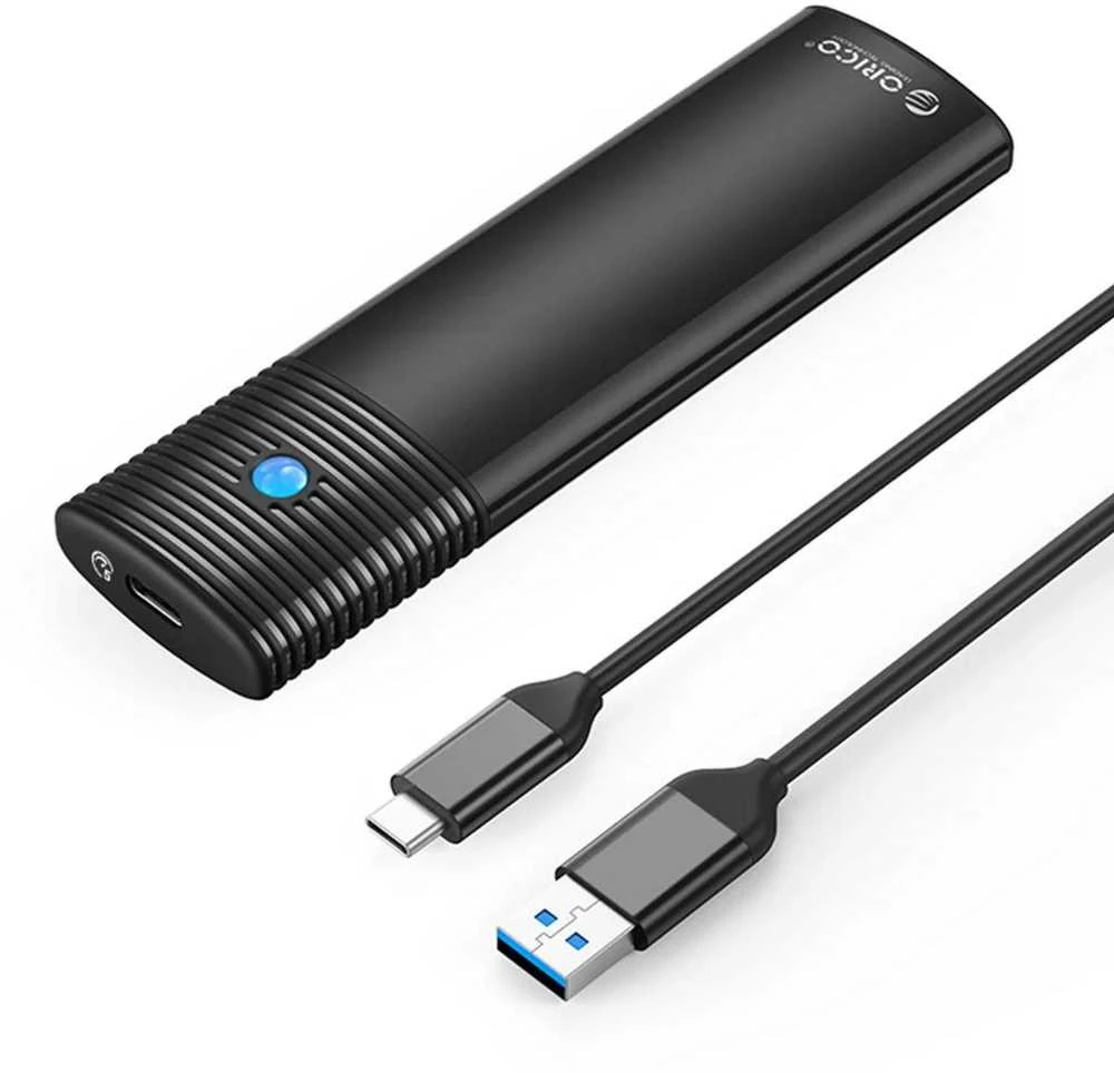 M.2 SATA išorinio disko korpusas Orico PWM2-BK-EP USB-C 5Gbps – juodas