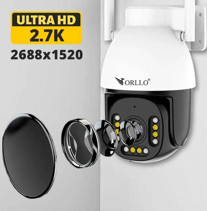 Orllo IP kamera lauko sąlygoms, besisukanti, priartinanti x10, 4MPx ORLLO Z9 ULTRA