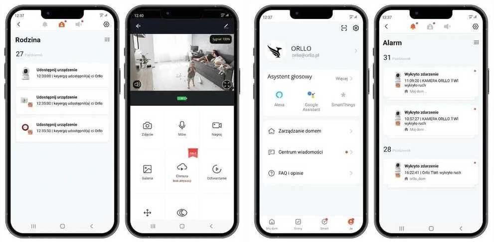 Orllo TW1 patalpų 4K Tuya Wi-Fi IP kamera