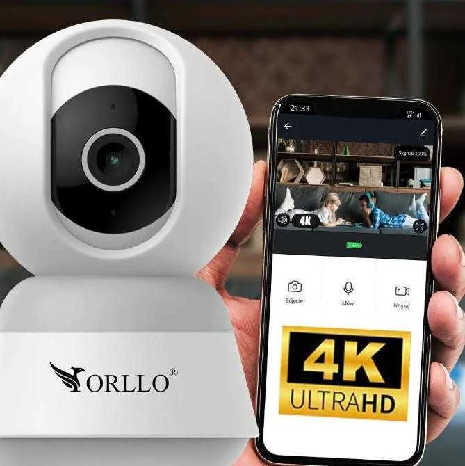 Orllo TW1 patalpų 4K Tuya Wi-Fi IP kamera