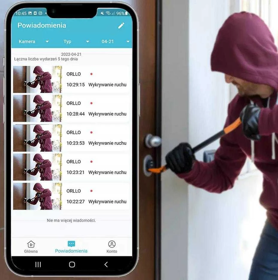 ORLLO Z10 IP kamera lauko pasukama WiFi 4Mpx ZOOM x18 POE