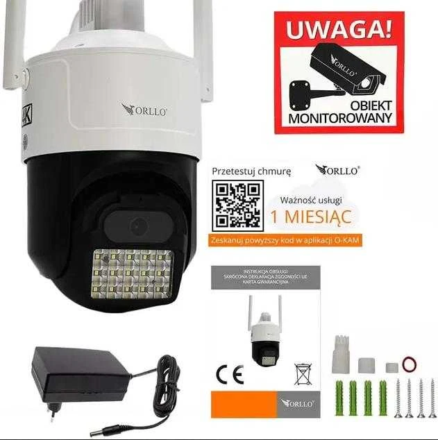 IP Camera ORLLO Z17 Ultra 4K rotatable GSM SIM