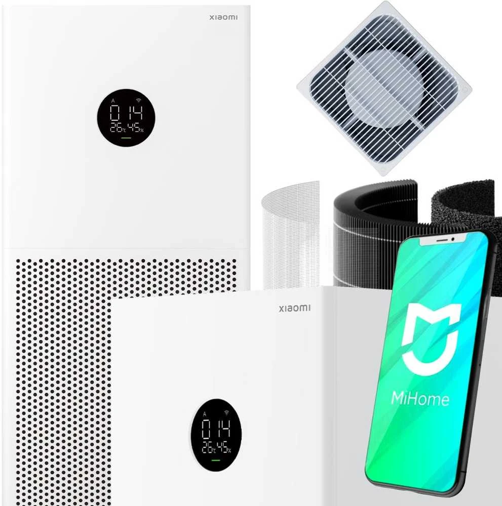 Oro valytuvas Xiaomi Smart Air Purifier 4 Lite EU 33 W, Tinka patalpoms iki 25-43 m², Baltas