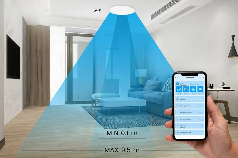 Tuya – buvimo ir ryškumo jutiklis – ZigBee – Android/iOS programa – OXT T160