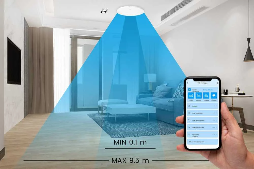 Tuya – buvimo ir ryškumo jutiklis – WiFi – Android/iOS programa – OXT T150