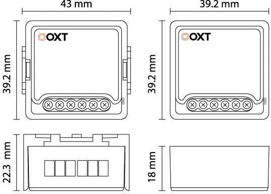 Tuya – vieno kanalo mini relė – ZigBee – Android/iOS programa – OXT T261