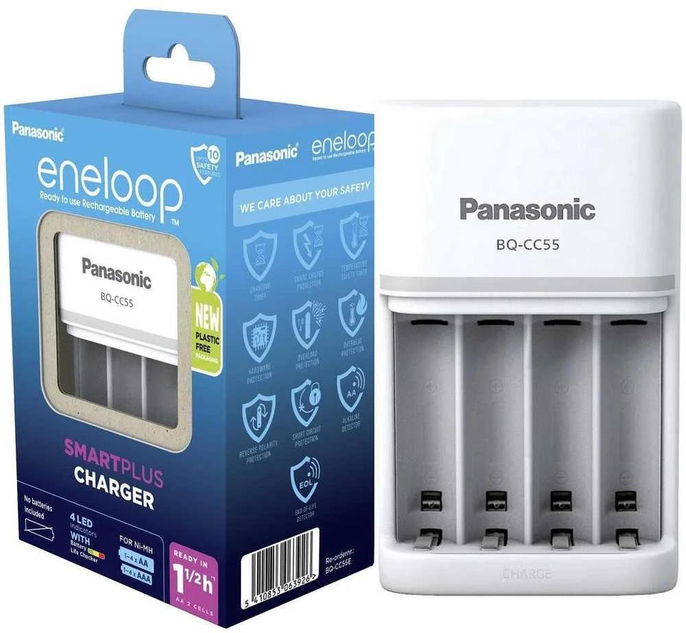 Kroviklis Panasonic ENELOOP BQ-CC55E, 1.5 val