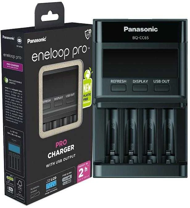 Kroviklis Panasonic ENELOOP Pro BQ-CC65E, 2 val