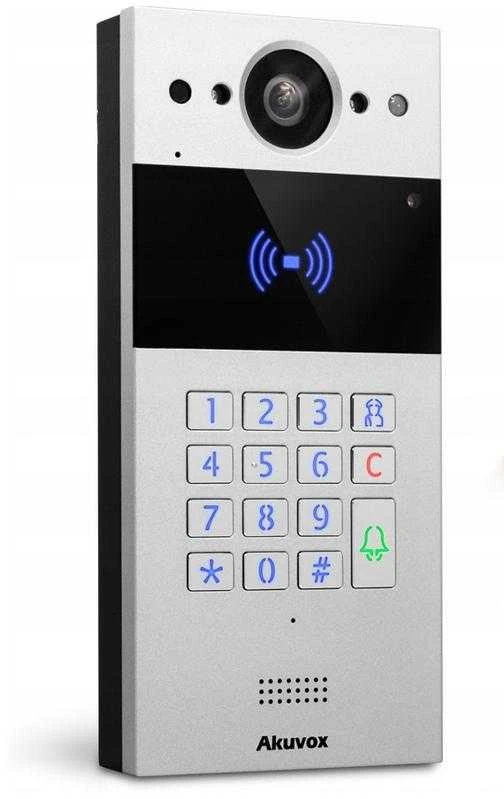 Carruzzo Akuvox R20K-2 vaizdo telefonspynės sistema 2 MP Sidabras