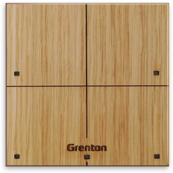 GR1 GRENTON TOUCH PANEL/ 4 TOUCH FIELDS/ TF-BUS/ LIGHT WOODEN FRONT