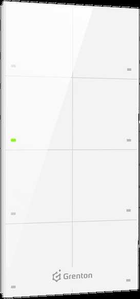 GR1 GRENTON TOUCH PANEL GRENTON / 8 TOUCH AREAS / TF-BUS / Baltas GLASS FRONT