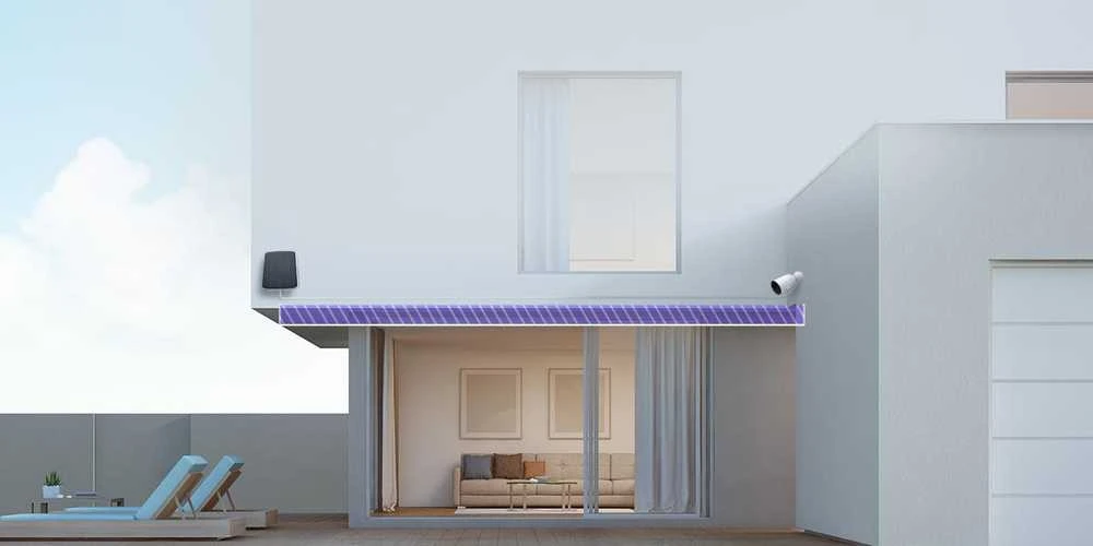 EZVIZ CS-CMT-Solar Panel-E, saulės įkrovimo skydelis EB8 fotoaparatui | EZVIZ