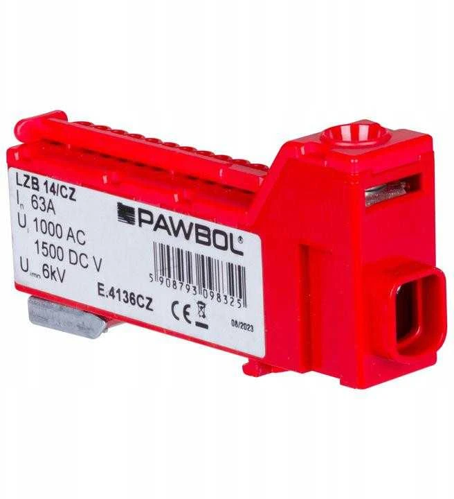 PAWBOL besriegis gnybtų blokas LZB E.4136CZ raudonas