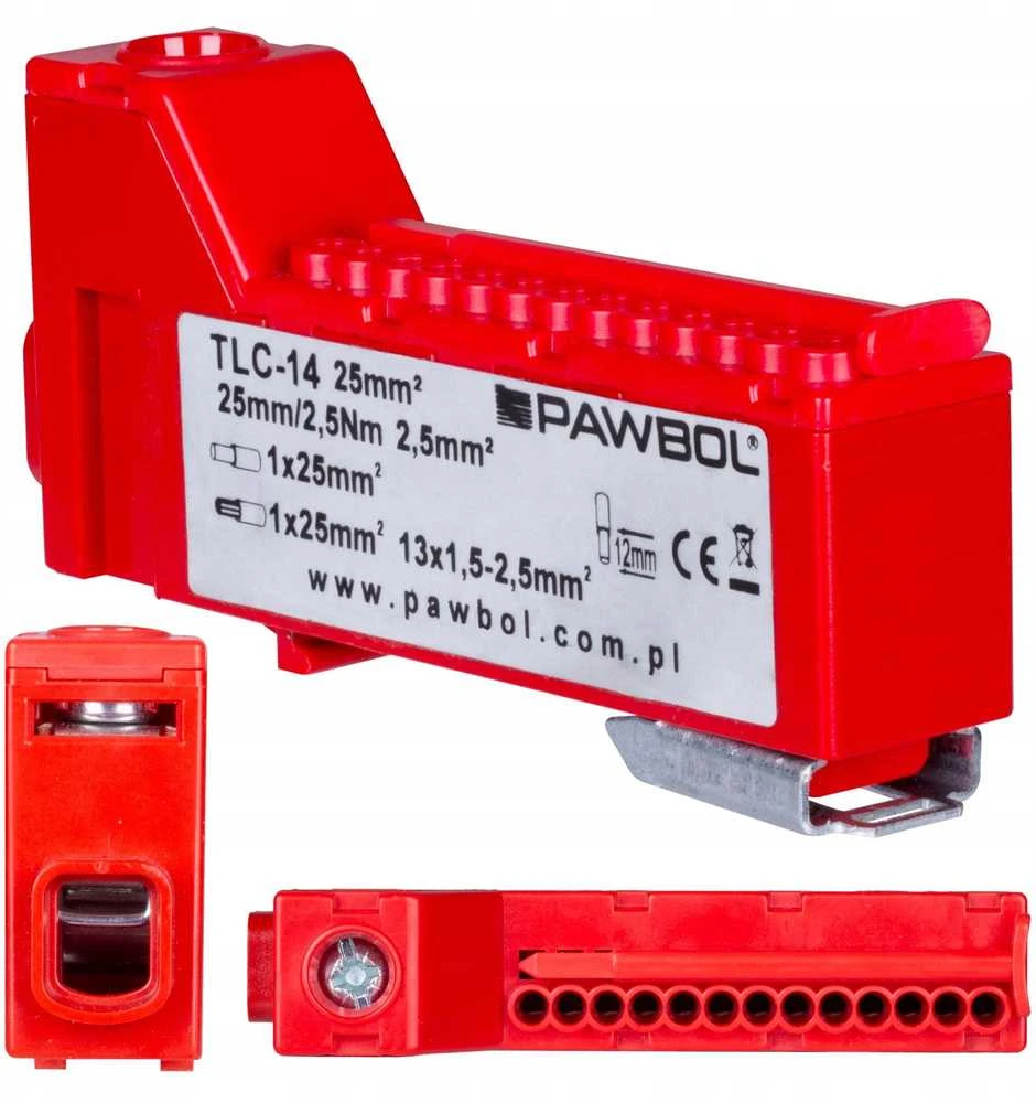 PAWBOL besriegis gnybtų blokas LZB E.4136CZ raudonas