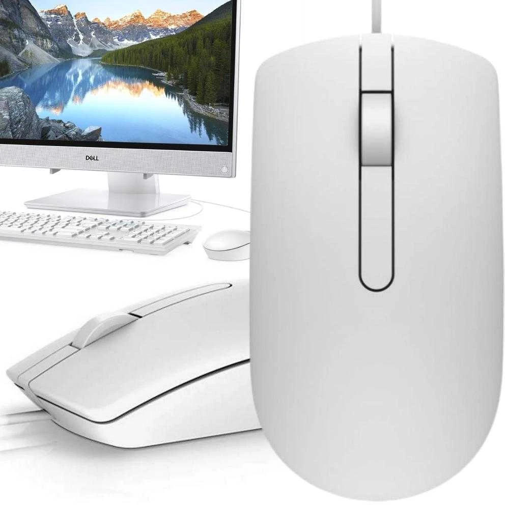 Dell optinė pelė su laidu MS116 (Balta)