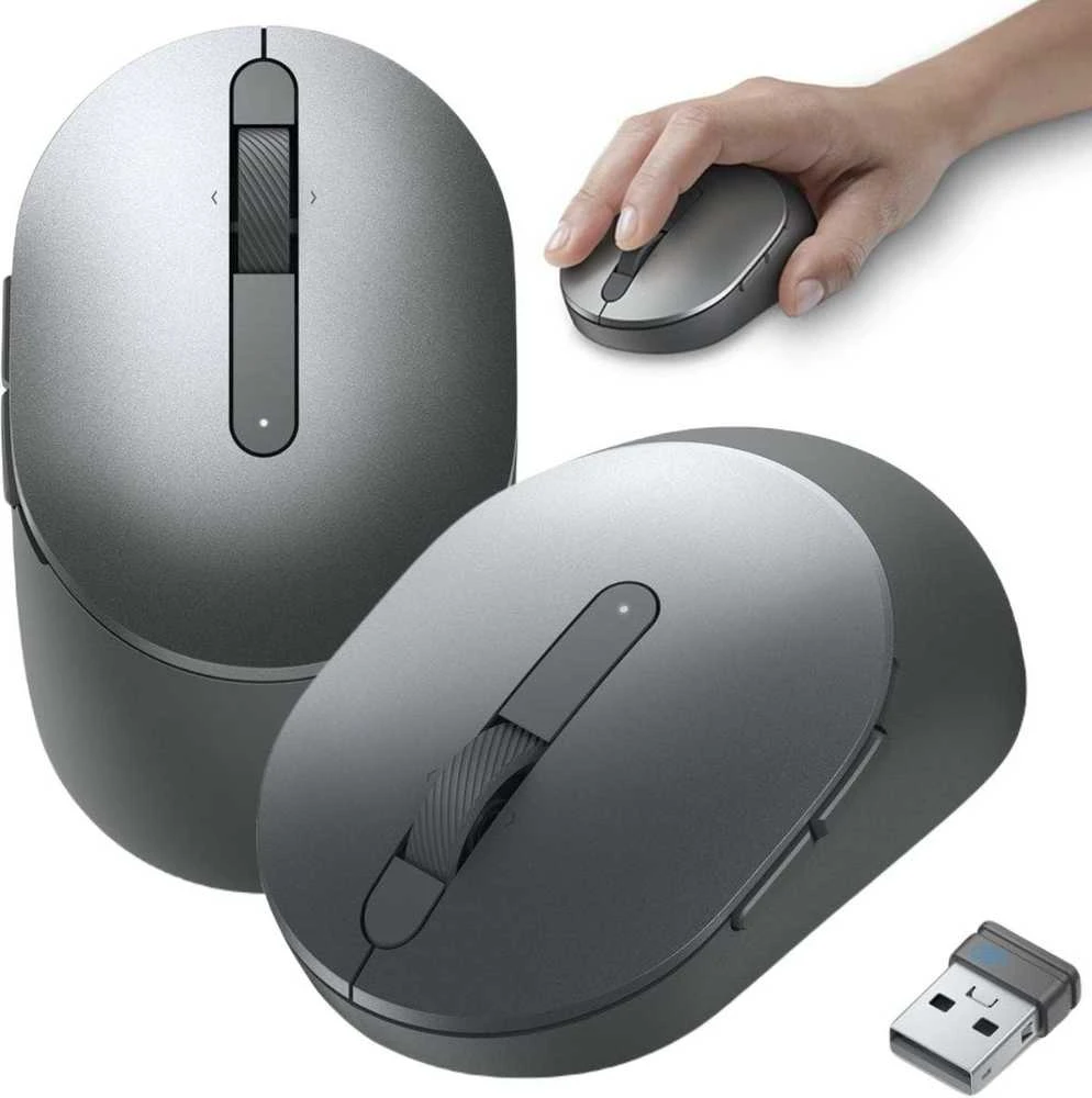 DELL MS5120W kompiuterinė pelė RF belaidis + „Bluetooth“ Optinis 1600 DPI Abiems rankoms