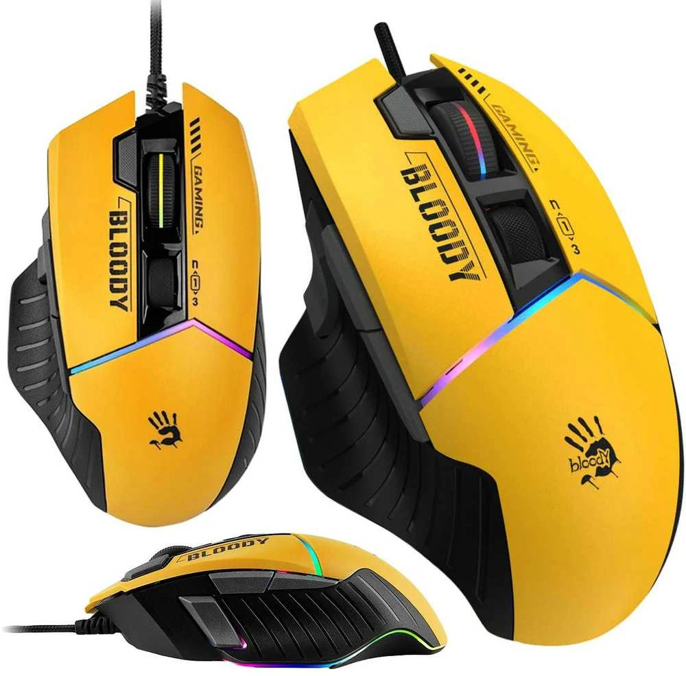 A4Tech pelė Bloody W95Max USB Sports Lime A4TMYS47259