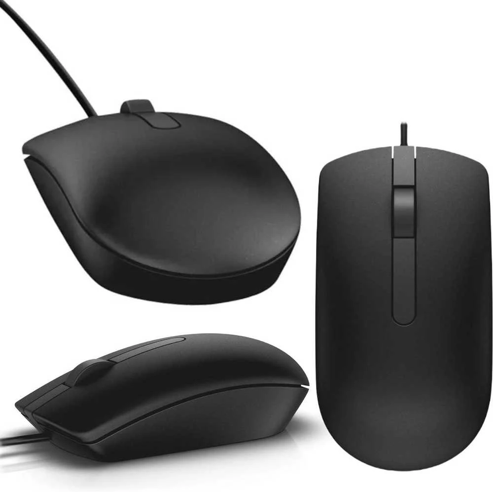 Dell optinė pelė su laidu MS116 (Juoda)