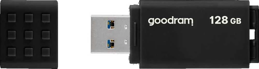 GOODRAM UME3-1280K0R11 GOODRAM atmintis USB UME3 128GB USB 3.0 Juodas