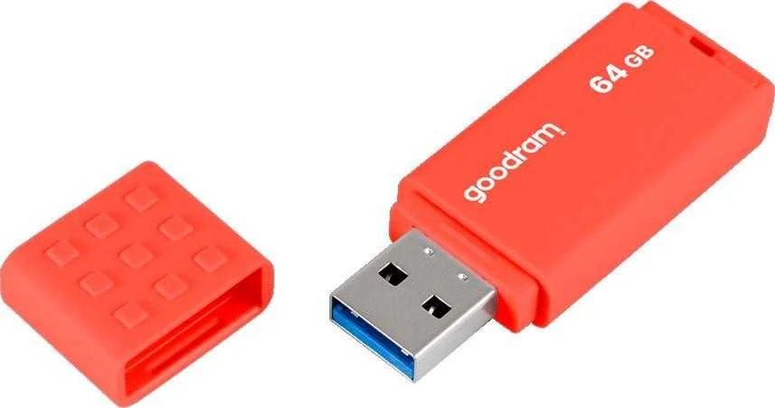 GOODRAM UME3-0640O0R11 GOODRAM atmintis USB UME3 64GB USB 3.0 Oranžinis