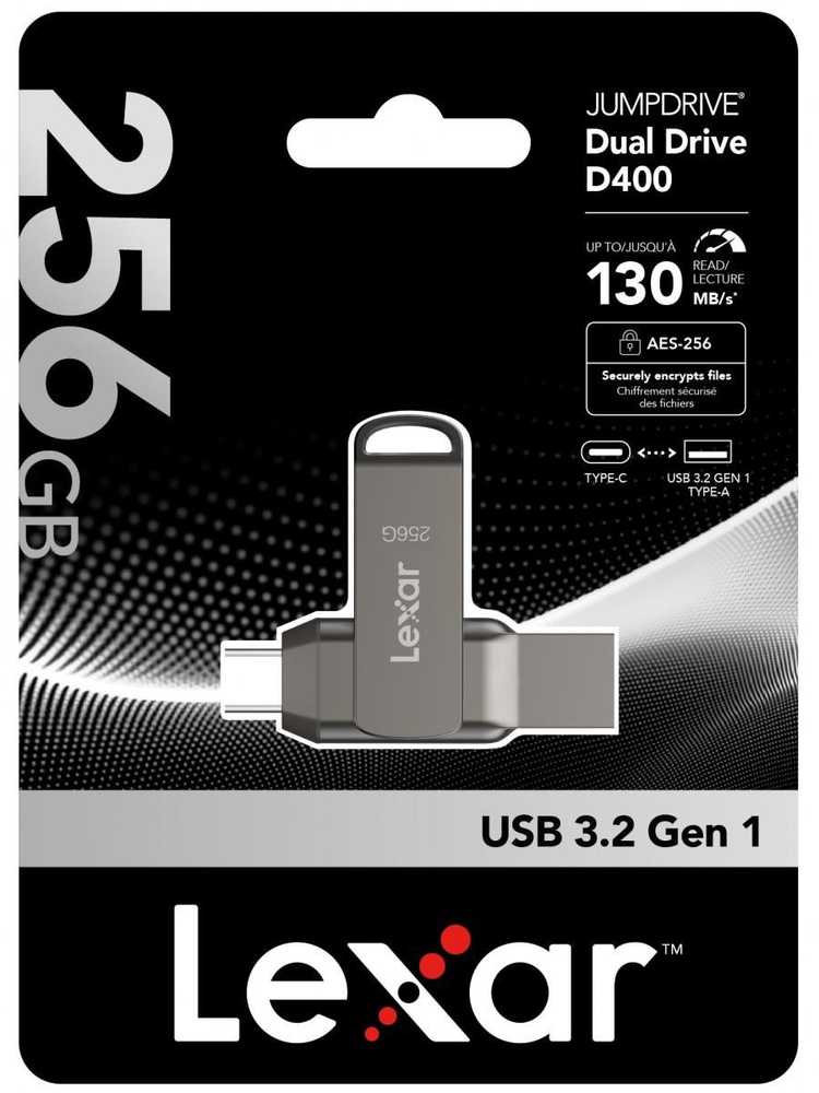 USB atmintinė Lexar JumpDrive USB 3.1 256 GB