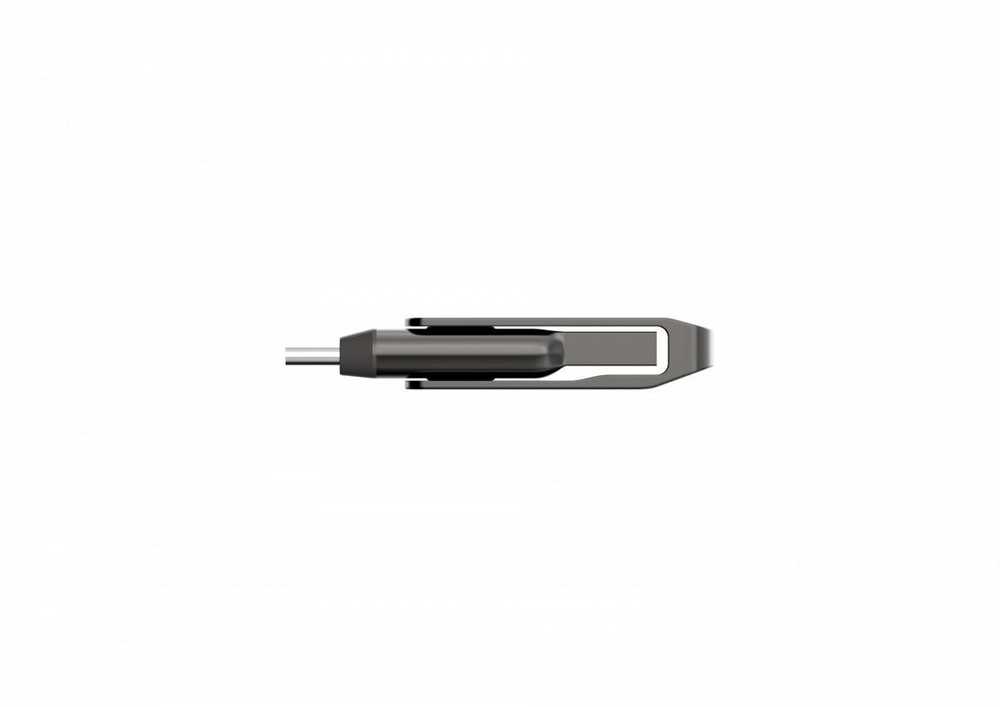 Lexar | 2 viename USB atmintinė, kurios skaitymo greitis siekia 100 MB/s | „JumpDrive Dual Drive D400“ | 32 GB | C ir A tipo USB 3.1 | Pilkas
