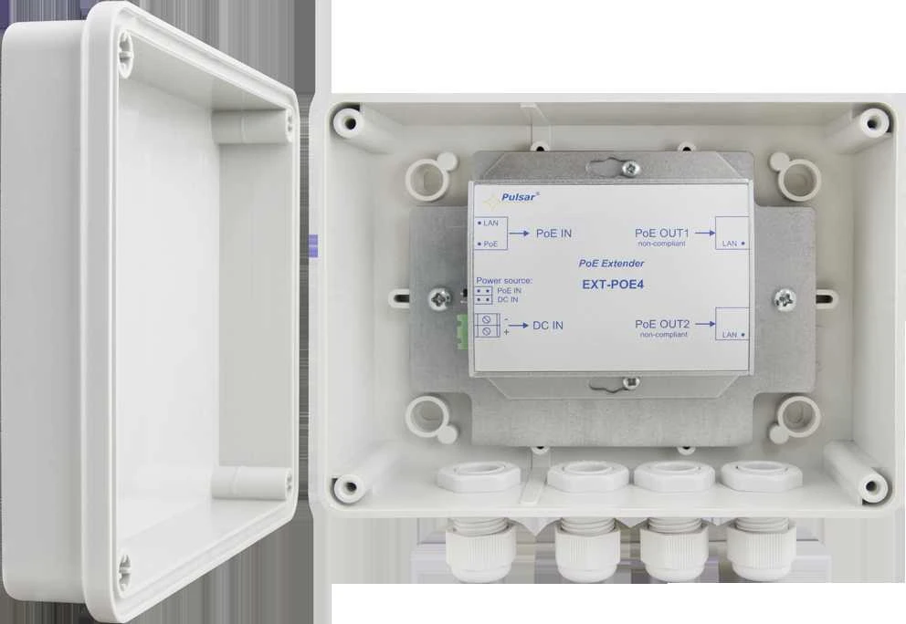Pulsar EXTENDER EXT-POE4H hermetiškame gaubte PULSAR